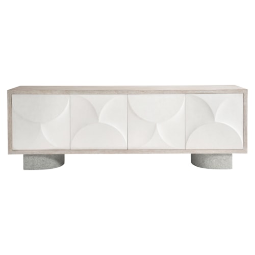 Lunula 4-Door Entertainment Credenza