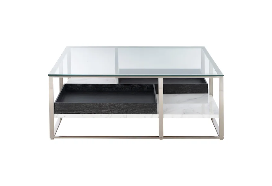 Bernhardt Living Lafayette Cocktail Table by Bernhardt at Janeen's Furniture Gallery