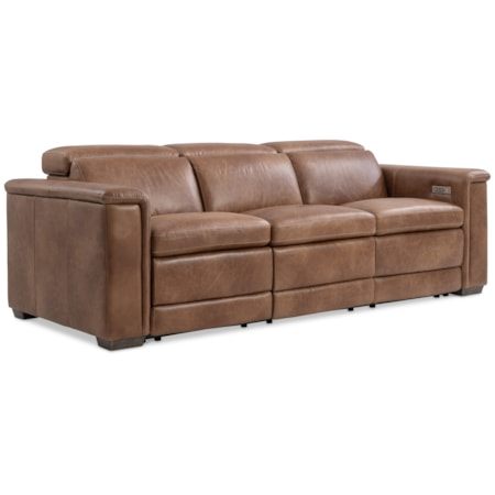 Lioni Leather Power Motion Sofa