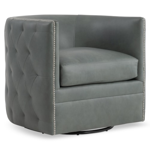 Palazzo Leather Swivel Chair
