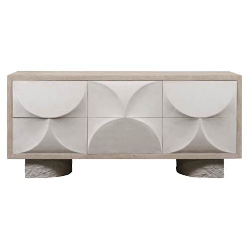 Lunula 6-Drawer Dresser