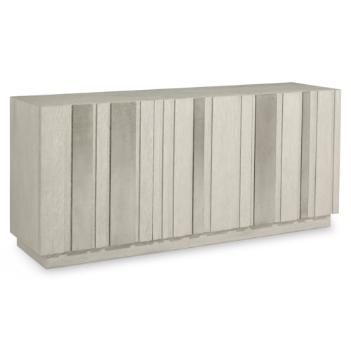 Contemporary 3-Door Buffet w/Adjustable Shelves