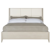 Axiom King Upholstered Panel Bed