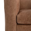 Bernhardt Bernhardt Living Hudson Leather Swivel Chair