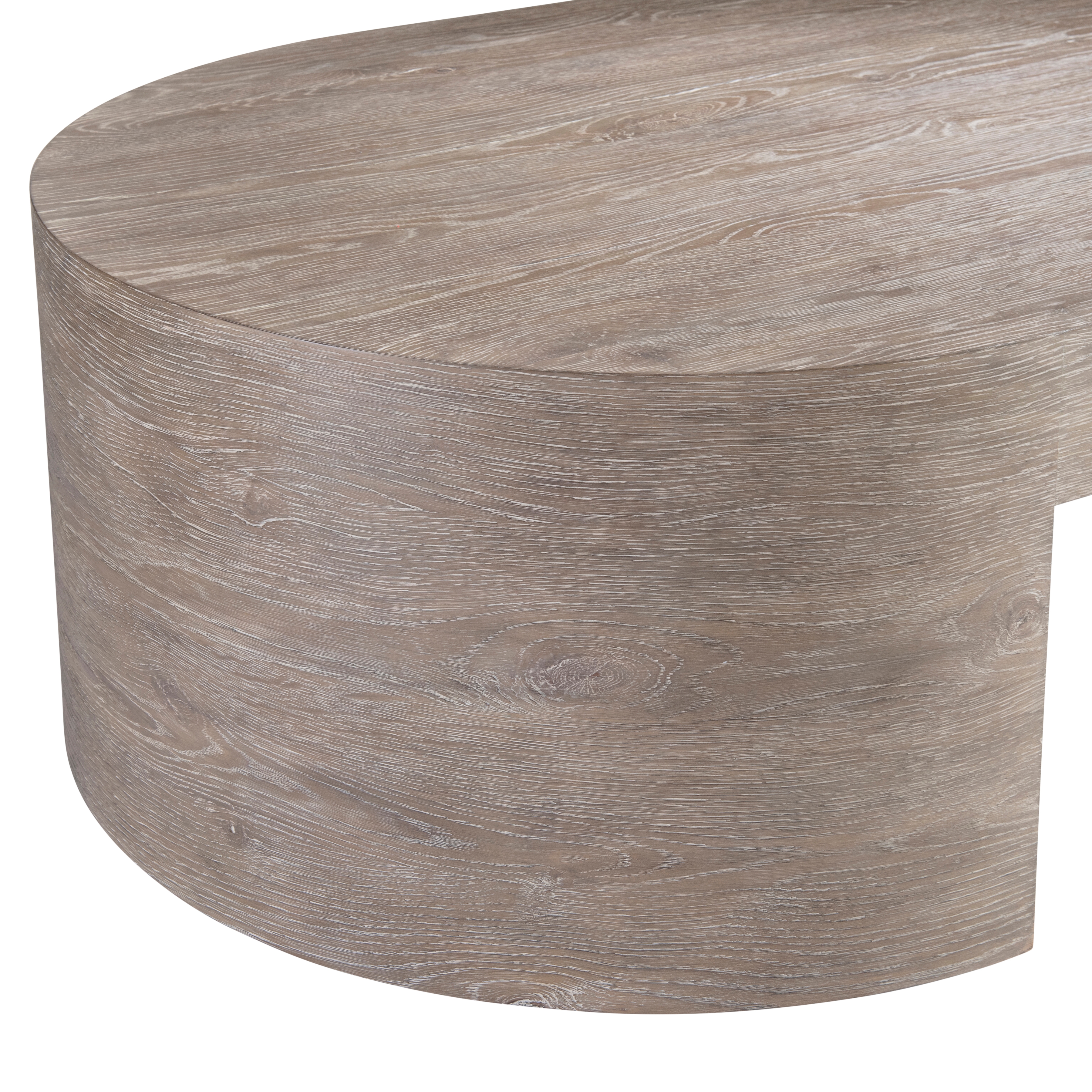 Bernhardt Bernhardt Living 56" Sculptural Wooden Cocktail Table
