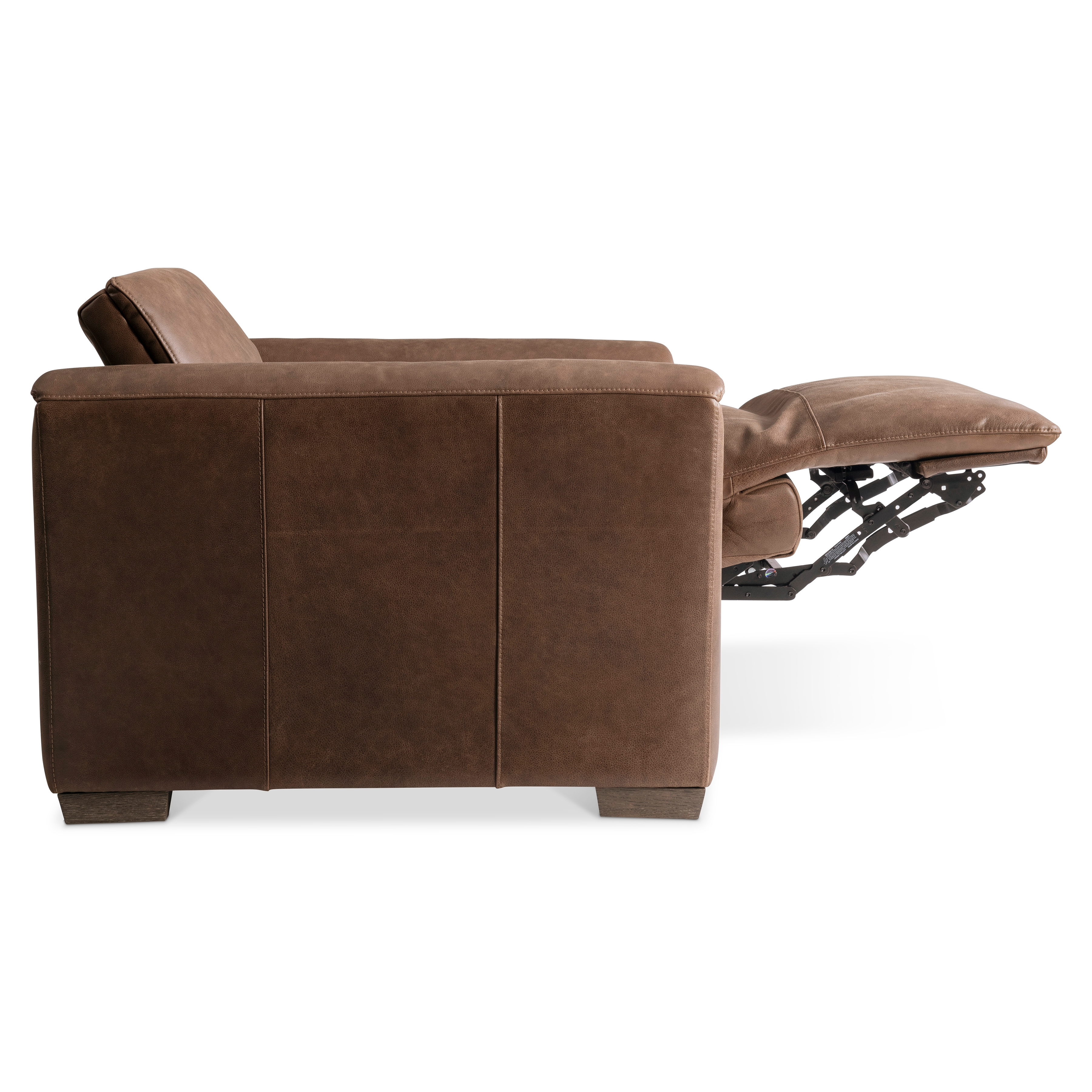 Bernhardt Bernhardt Living Power Reclining Leather Club Chair