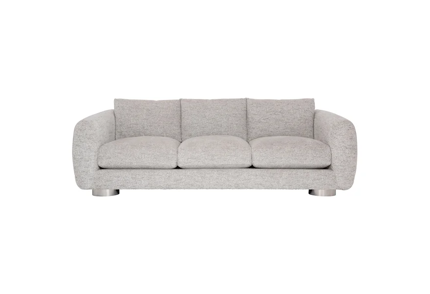 Interiors Ansel Fabric Sofa Without Pillows by Bernhardt at Baer's Furniture