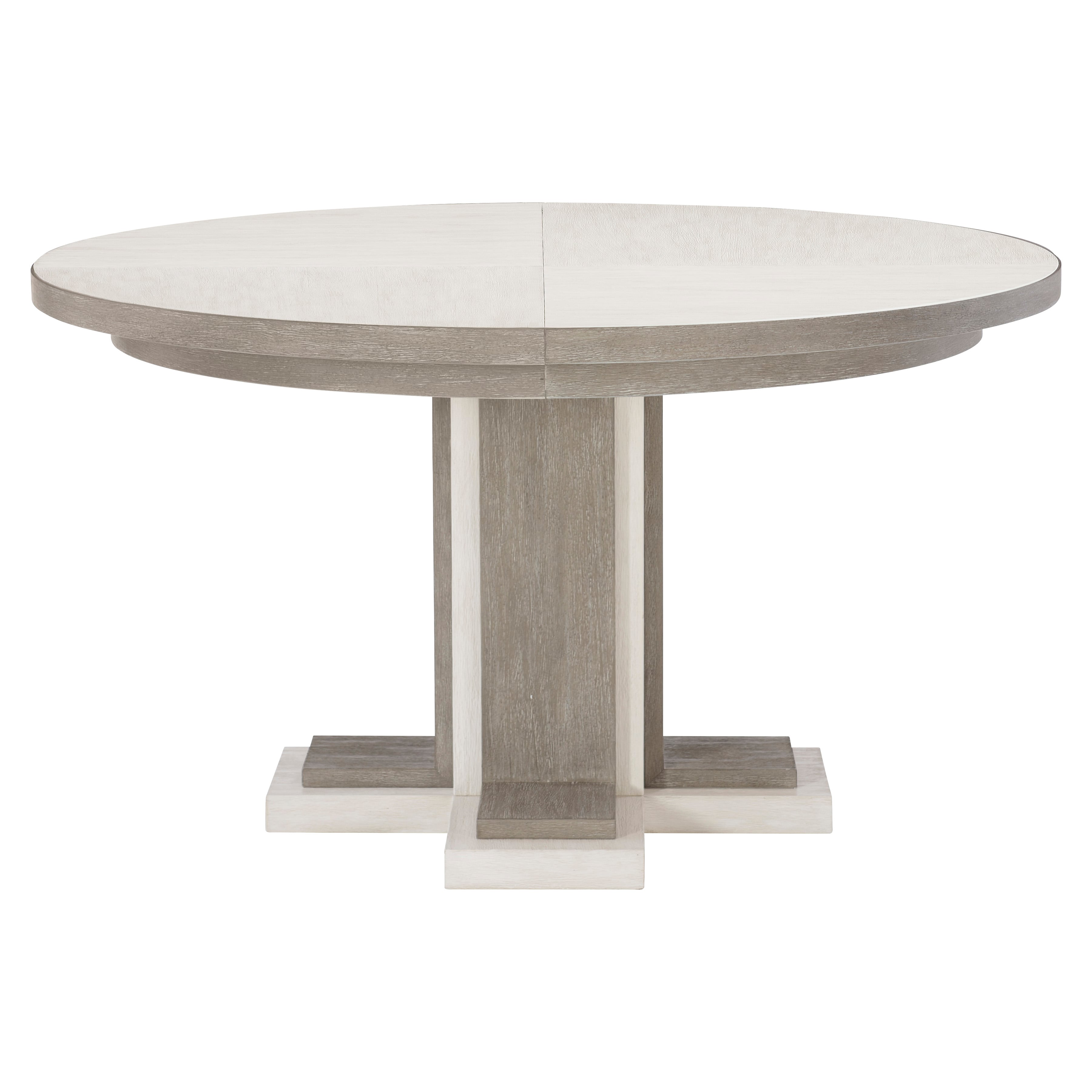 Bernhardt Foundations K1586 Contemporary Pedestal Dining Table Wayside Furniture & Mattress