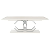 Glam Dining Table with 20" Leaf