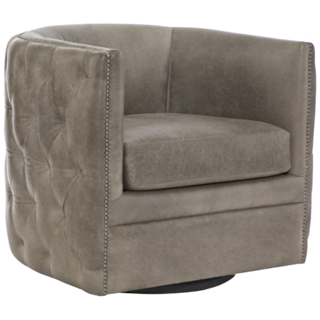 Palazzo Leather Swivel Chair