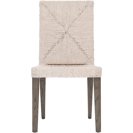 Palma Woven Fabric Side Chair