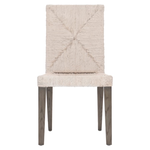 Palma Woven Fabric Side Chair
