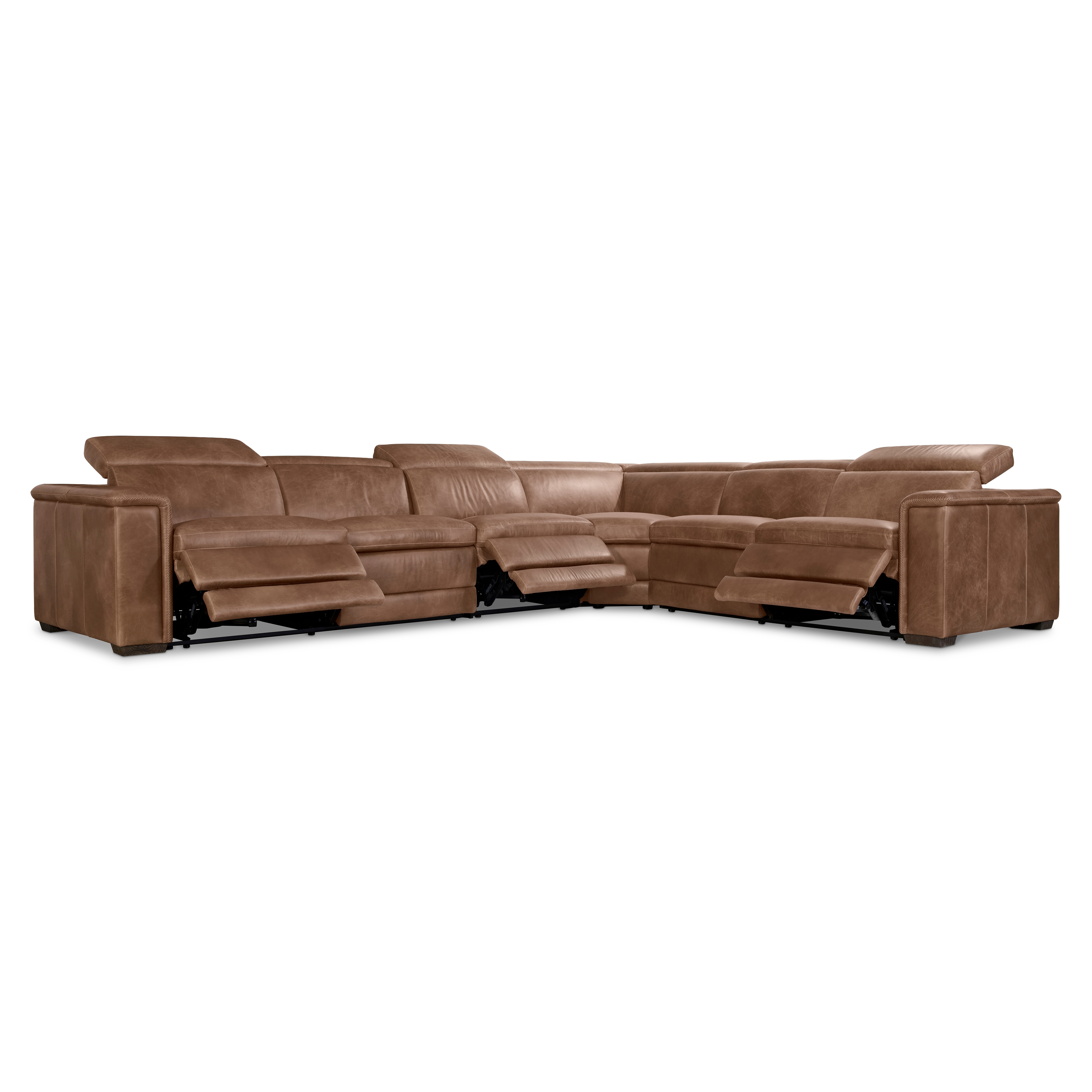 Lioni Leather Sectional