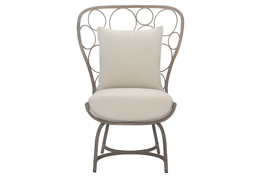 Bernhardt Living Sacha Fabric Chair by Bernhardt at Z & R Furniture