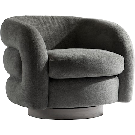 Milo Fabric Swivel Chair
