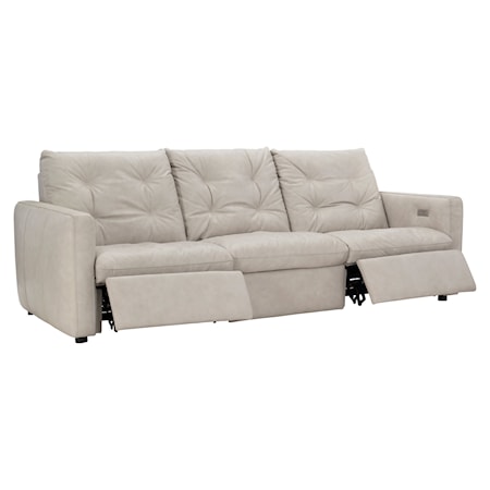 Kaya Leather Power Motion Sofa