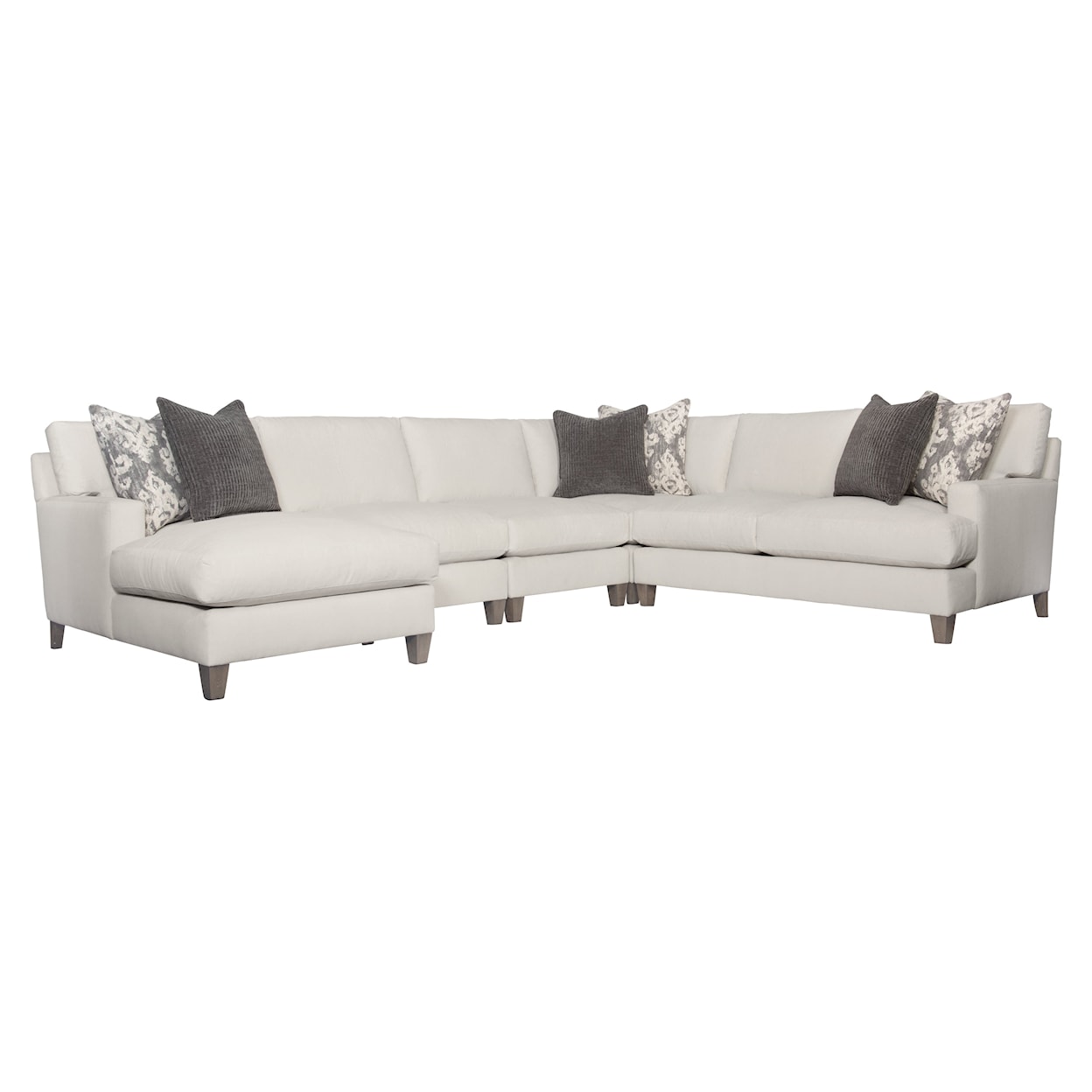 Bernhardt Mila Mila Fabric Sectional with Left Arm Chaise