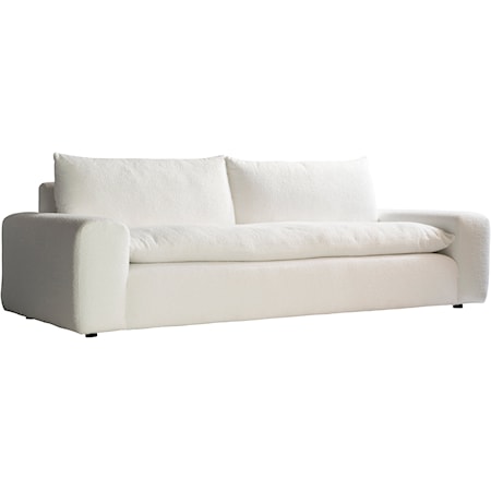 Nikki Upholstered Fabric Sofa without Throw Pillows