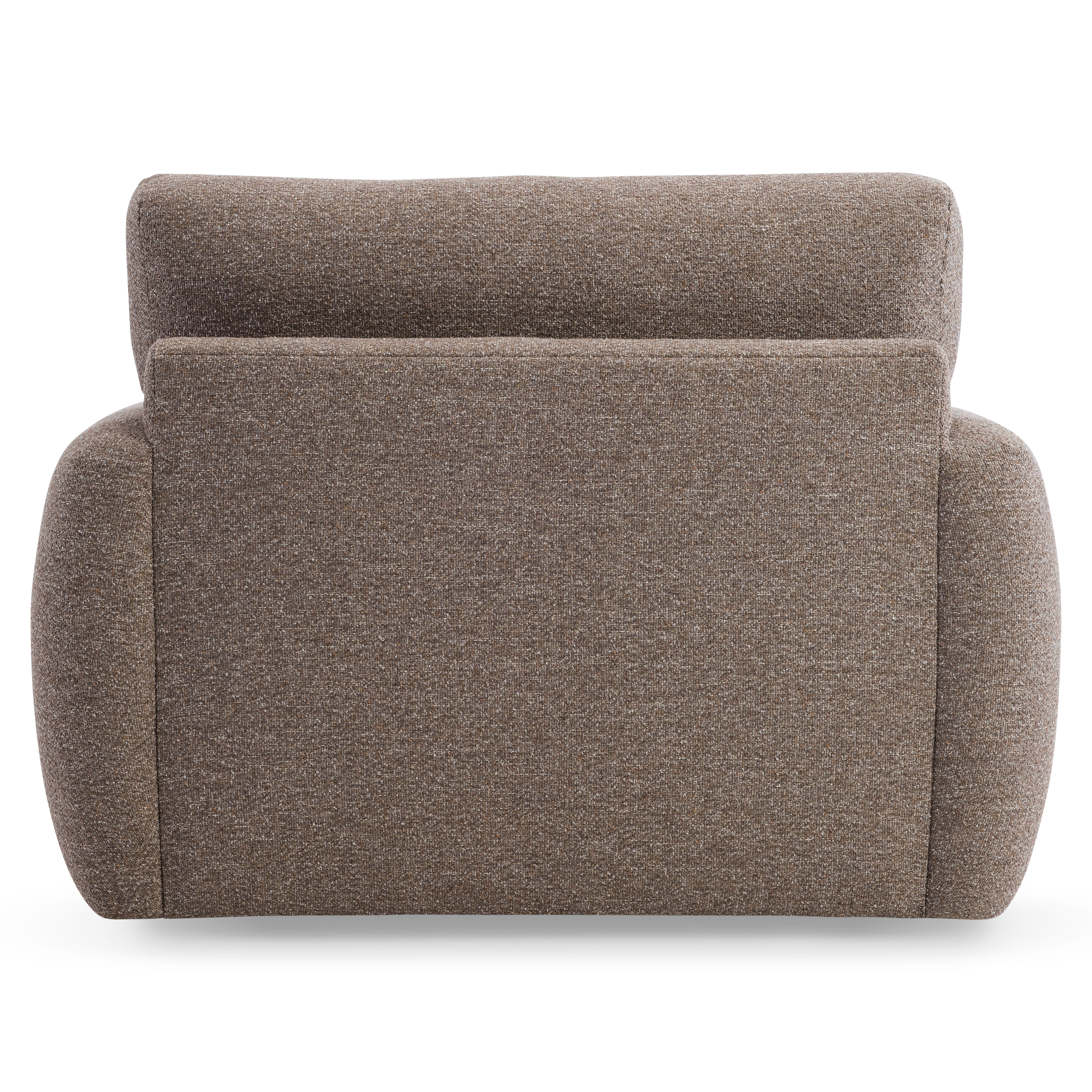 Plush Swivel Chair w/360-Degree Rotation