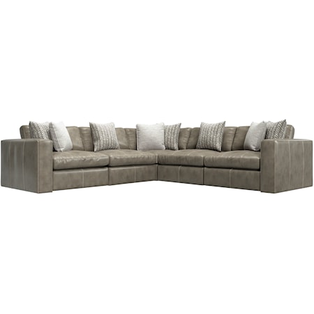 Stafford Leather Sectional
