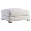 Bernhardt Plush Heavenly Fabric Ottoman