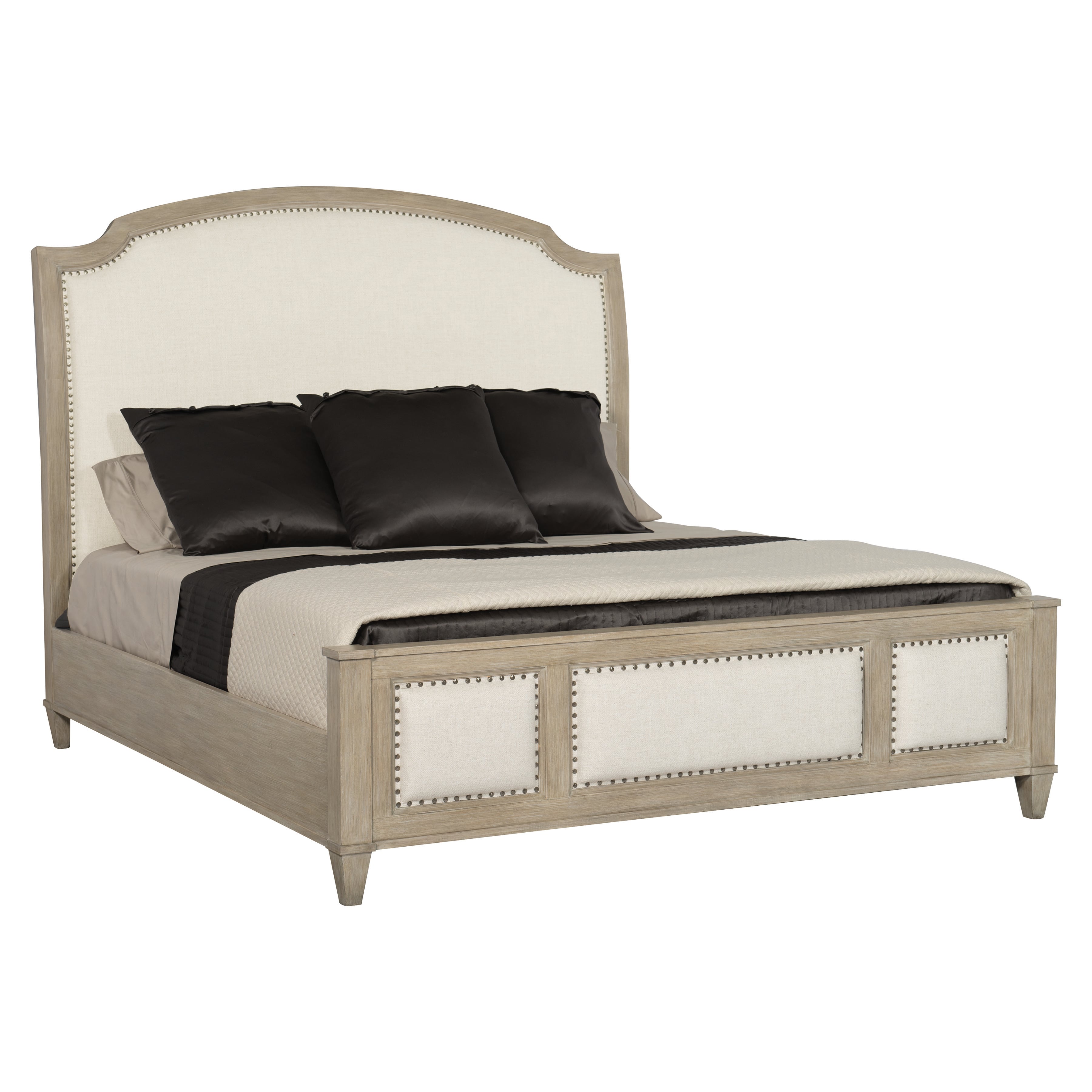 Queen Upholstered Sleigh Bed