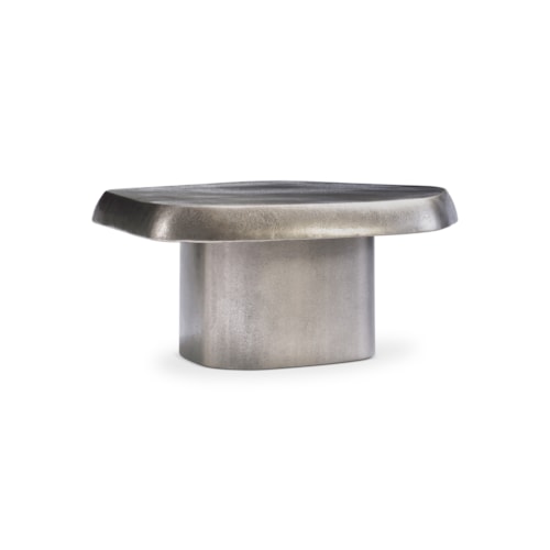 Contemporary 36" Cast Aluminum Cocktail Table
