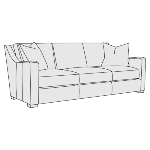 Contemporary Ventura Leather Sofa