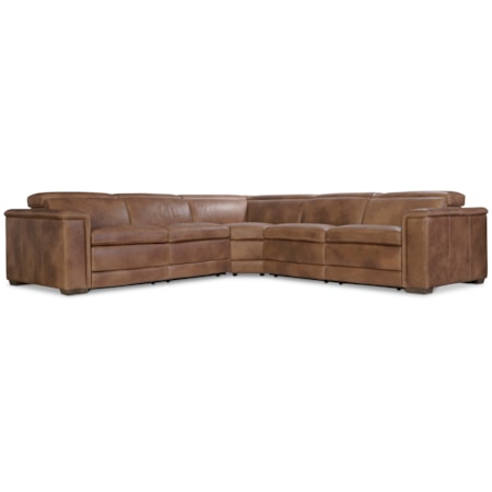 Lioni Leather Sectional