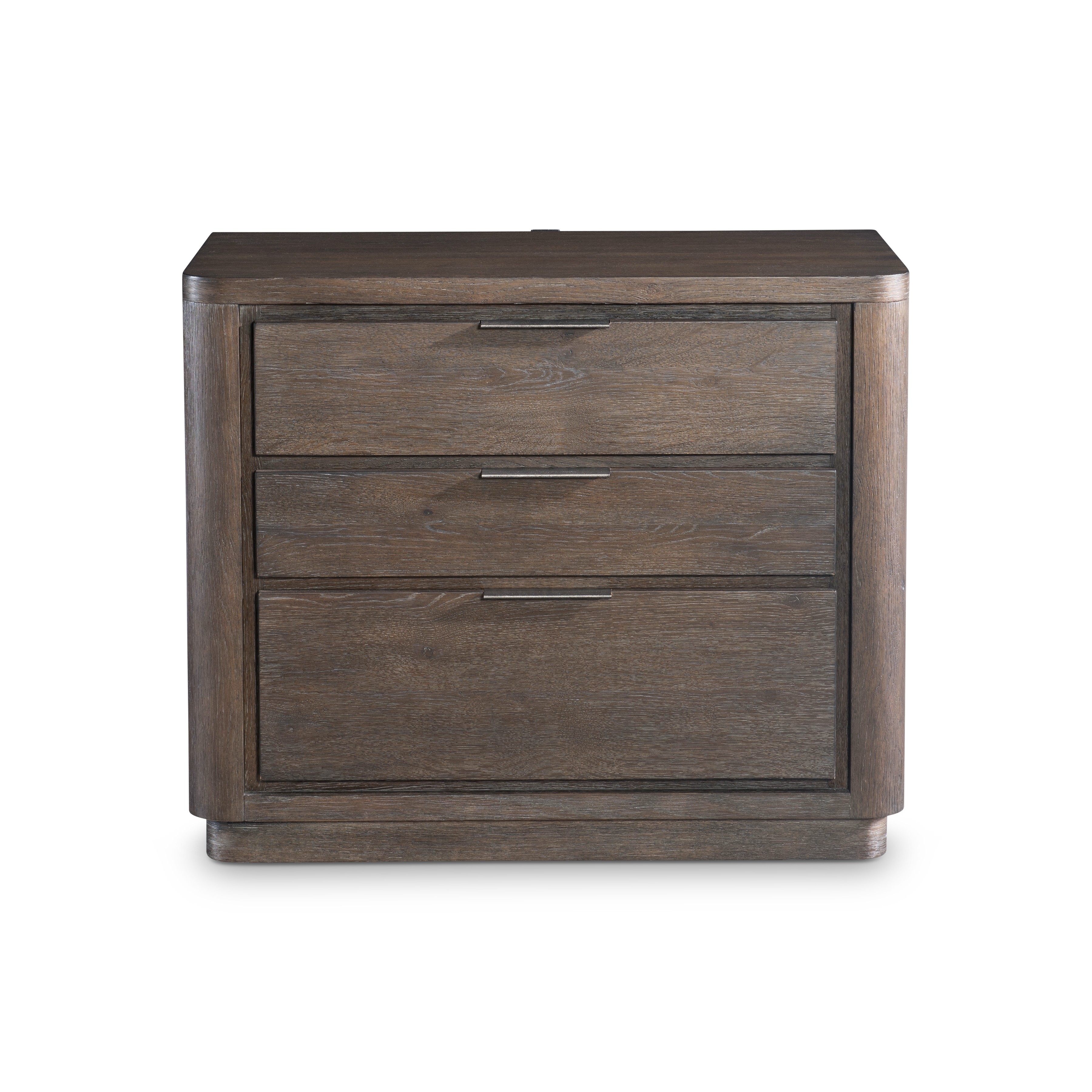 Outline Three Drawer Nightstand