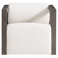 Contemporary Outdoor Swivel Accent Chair