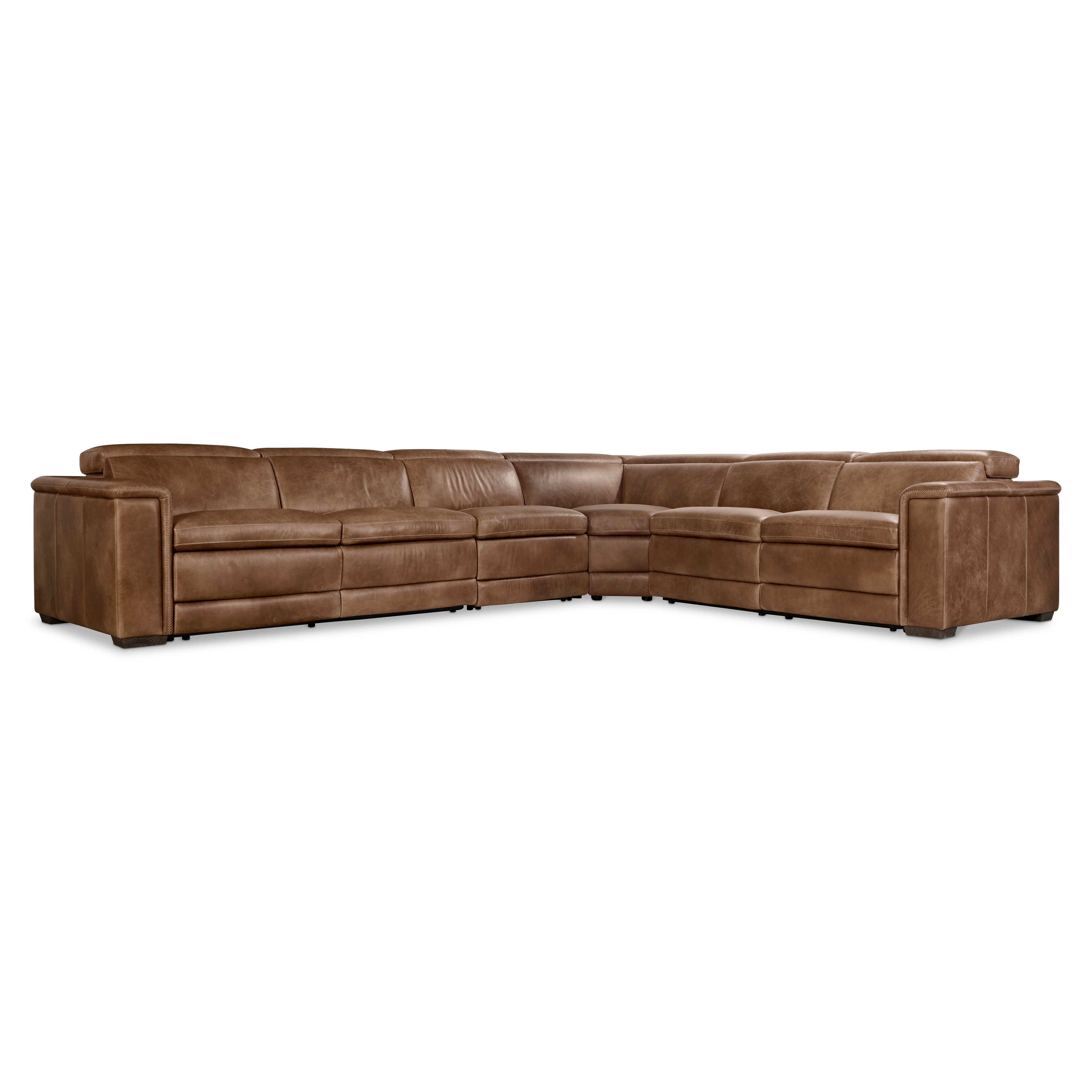 Lioni Leather Sectional