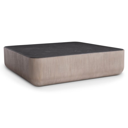 54" Sq. Cocktail Table w/Bluestone Top