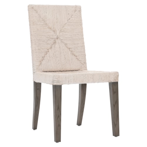 Palma Woven Fabric Side Chair