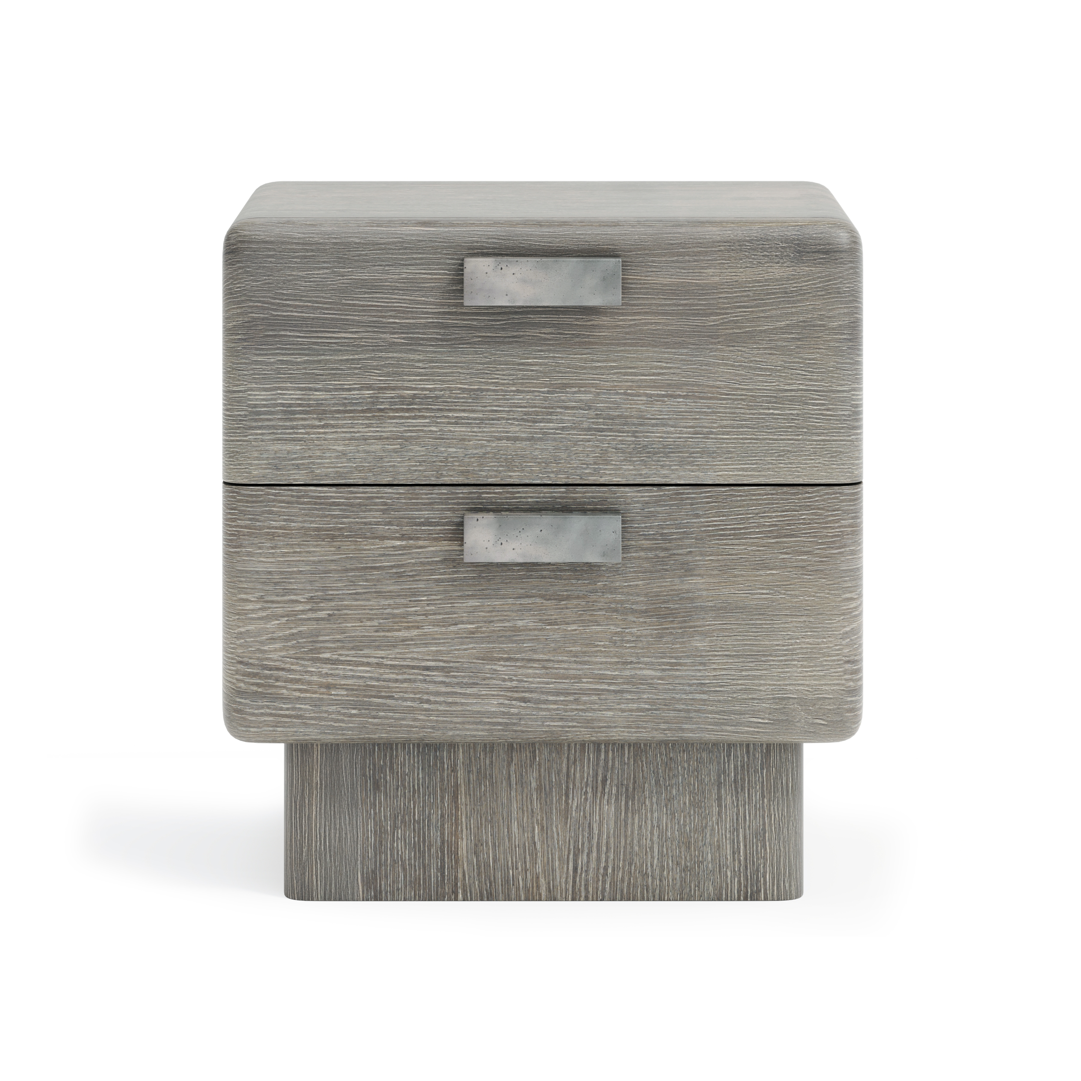 2-Drawer Sq. Nightstand w/USB Charging Unit