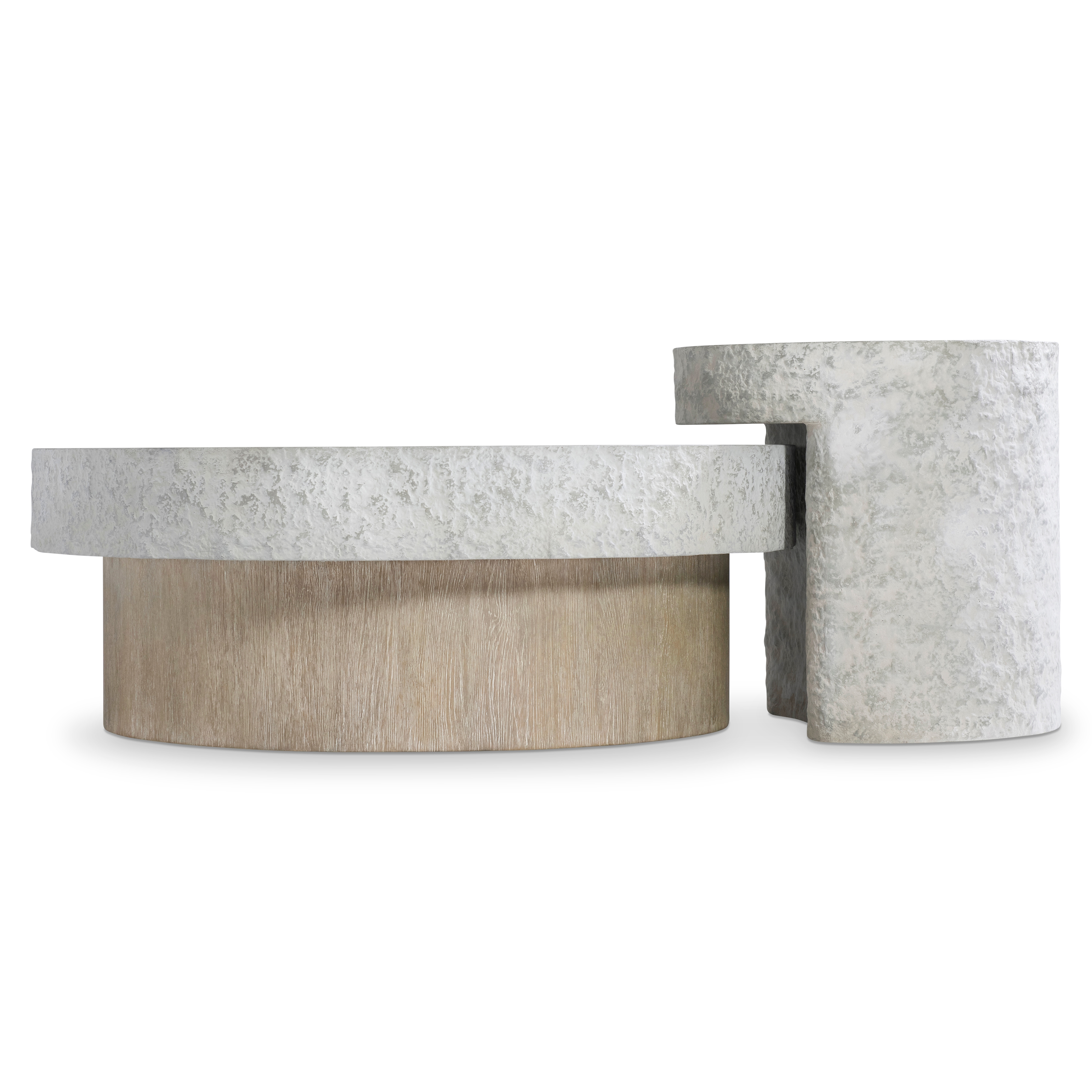 Bernhardt Bernhardt Living Rd. Faux-Stone Top Cocktail Table w/Casters