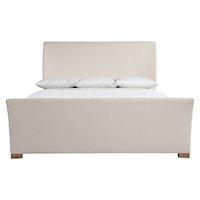 Contemporary King Sleigh Bed