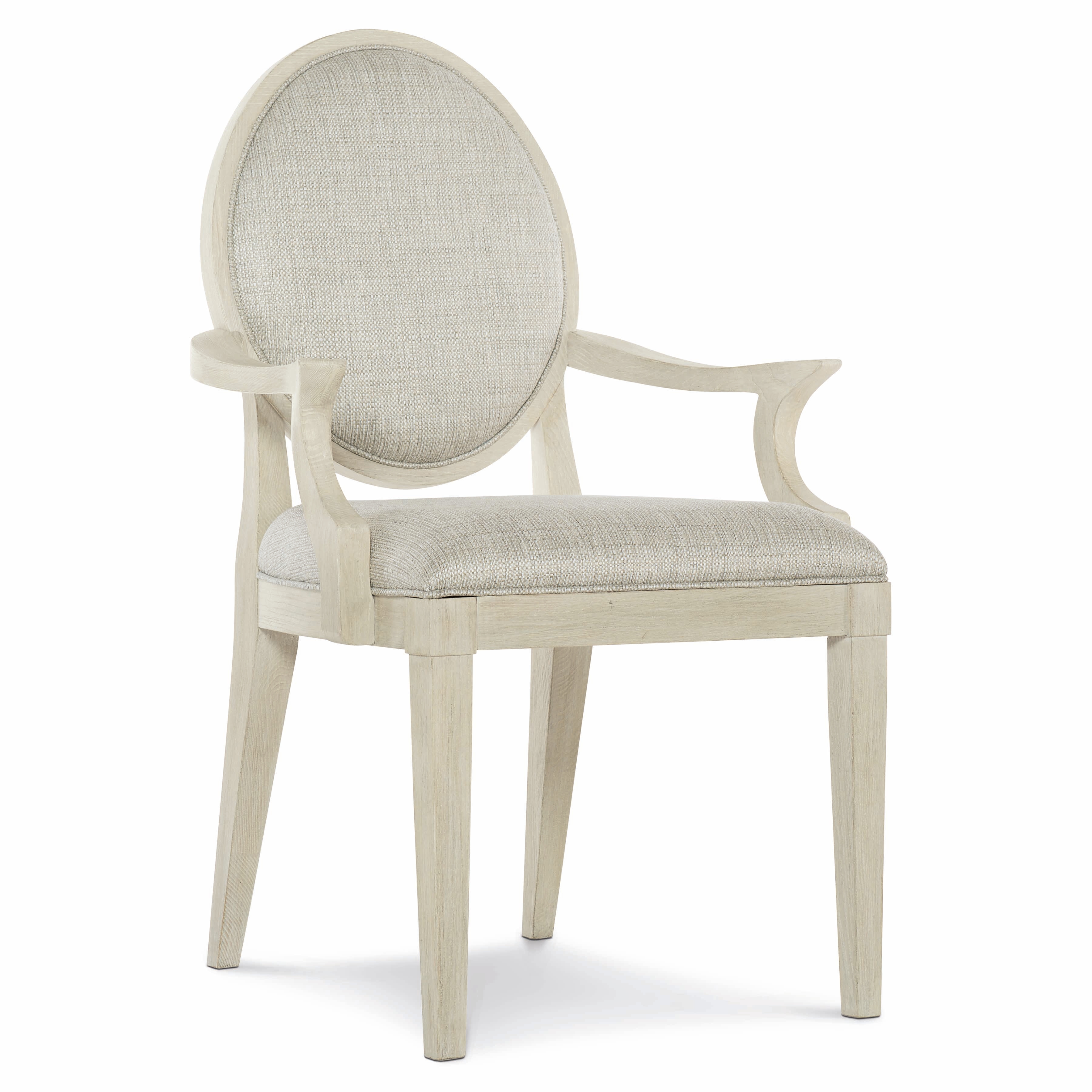 Oval Back Arm Chair