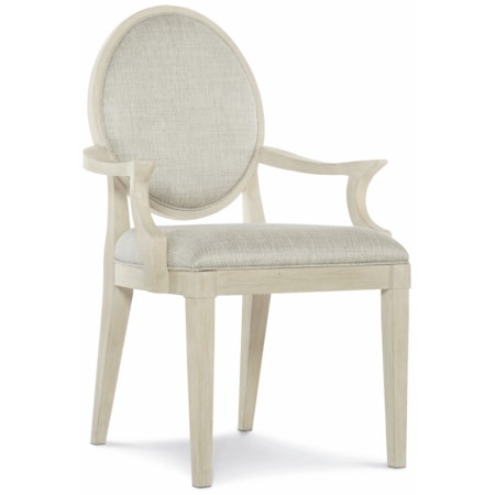Oval Back Arm Chair