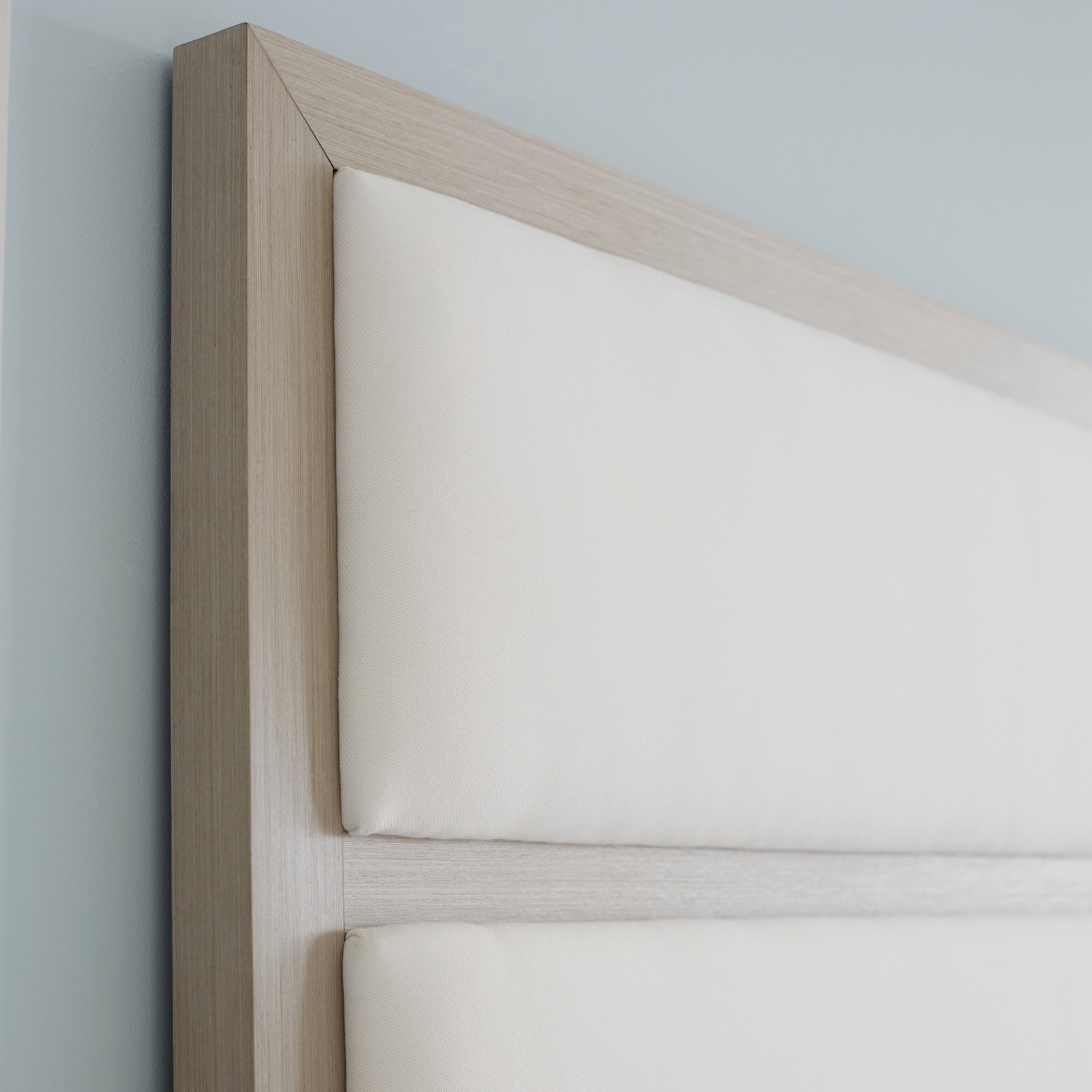 Queen Upholstered Panel Bed