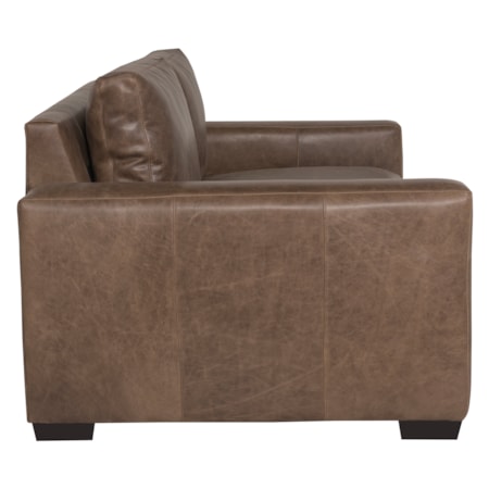 Dawkins Leather Loveseat