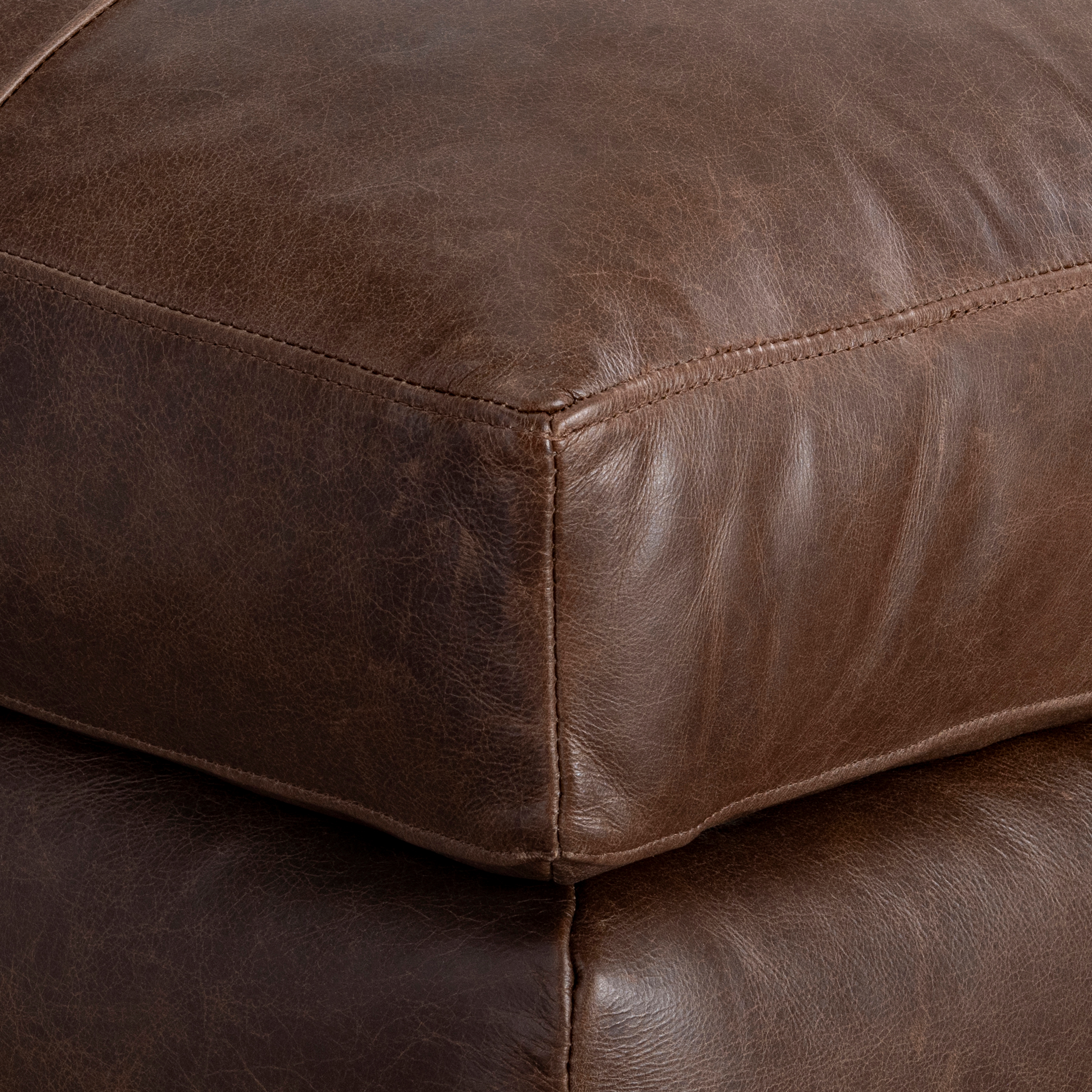Bernhardt Bernhardt Living Nest Leather Ottoman