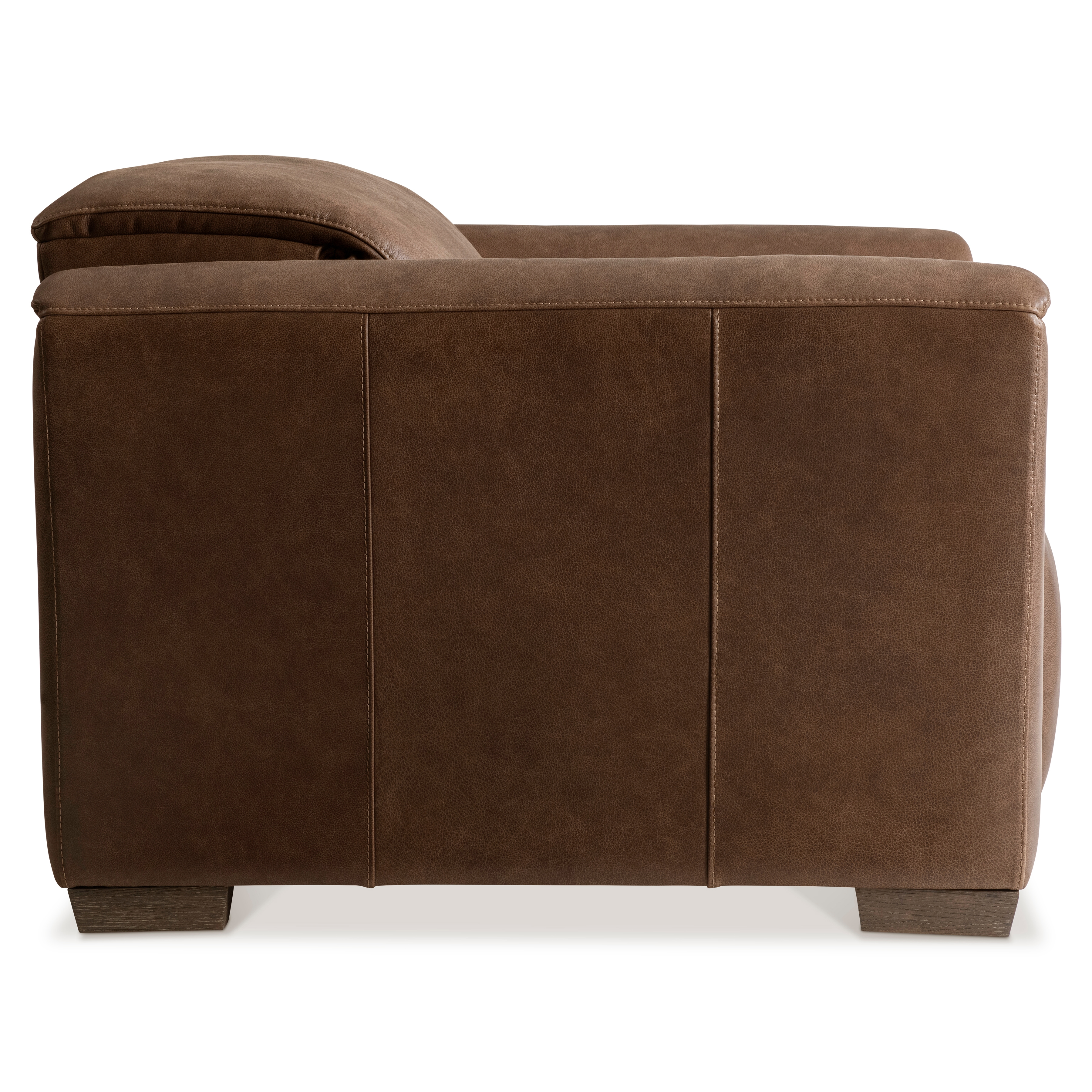 Power Reclining Leather Club Chair