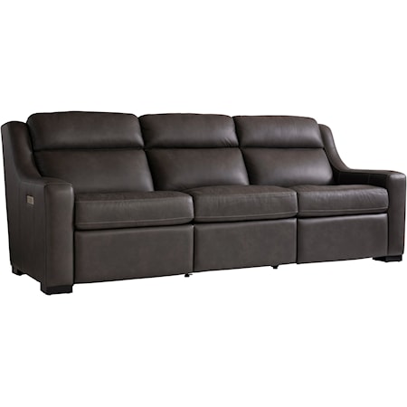 Germain Leather Power Motion Sofa