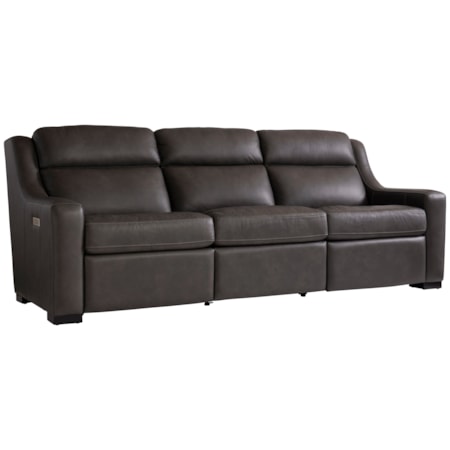 Germain Leather Power Motion Sofa