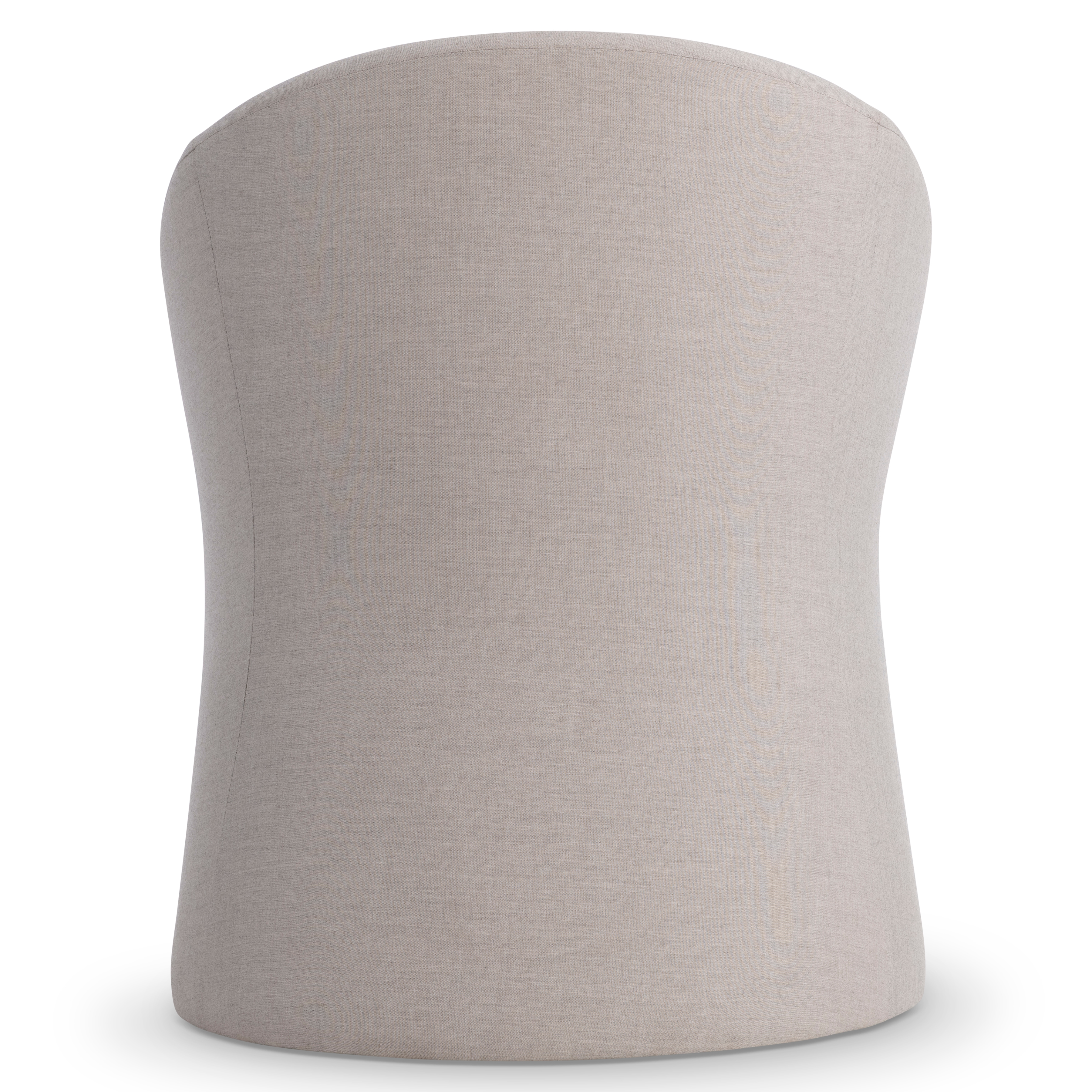 Outdoor Slipcover Dining Armchair w/Casters