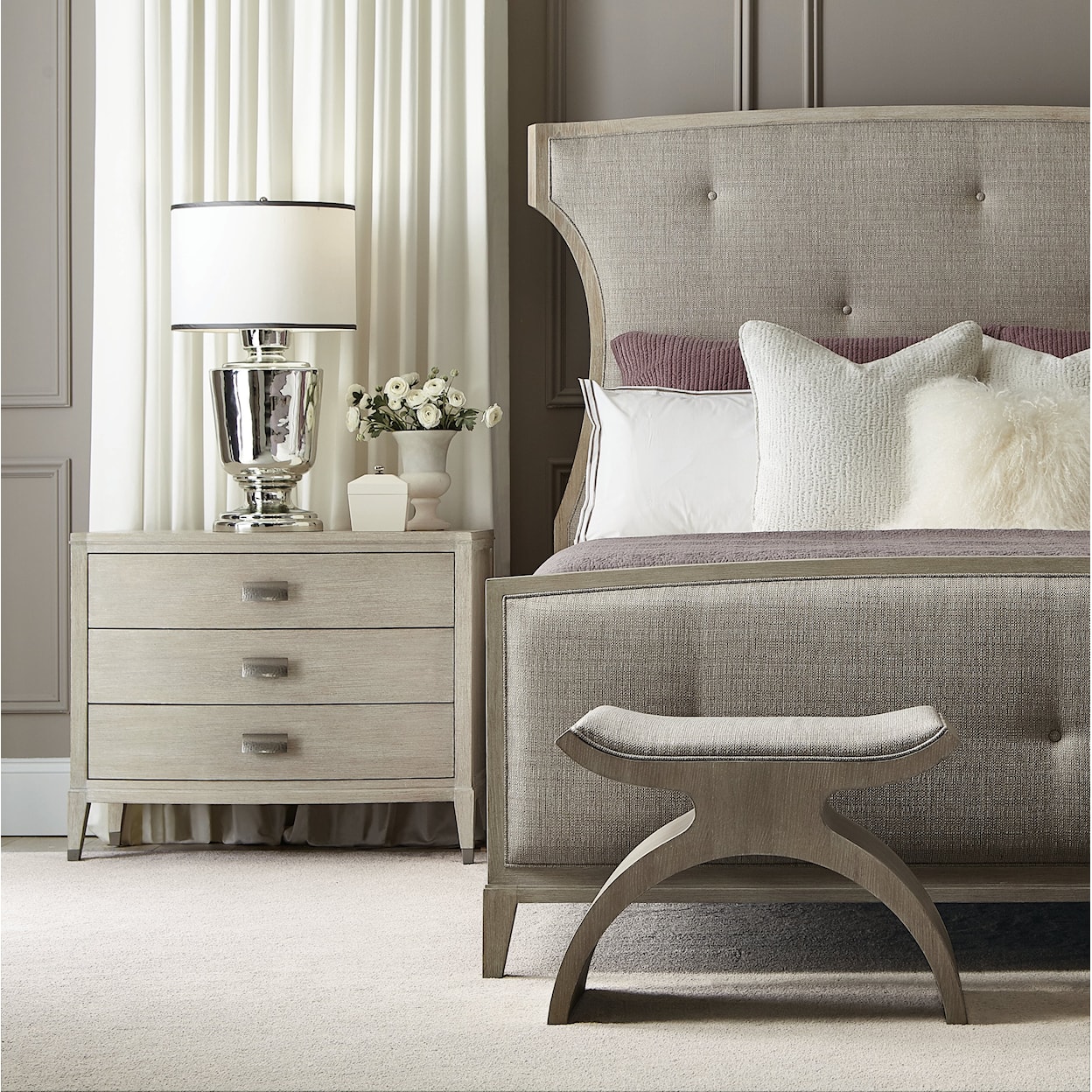 Bernhardt East Hampton Upholstered King Bed