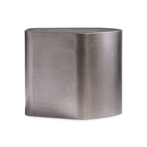 Contemporary Cast Aluminum Side Table