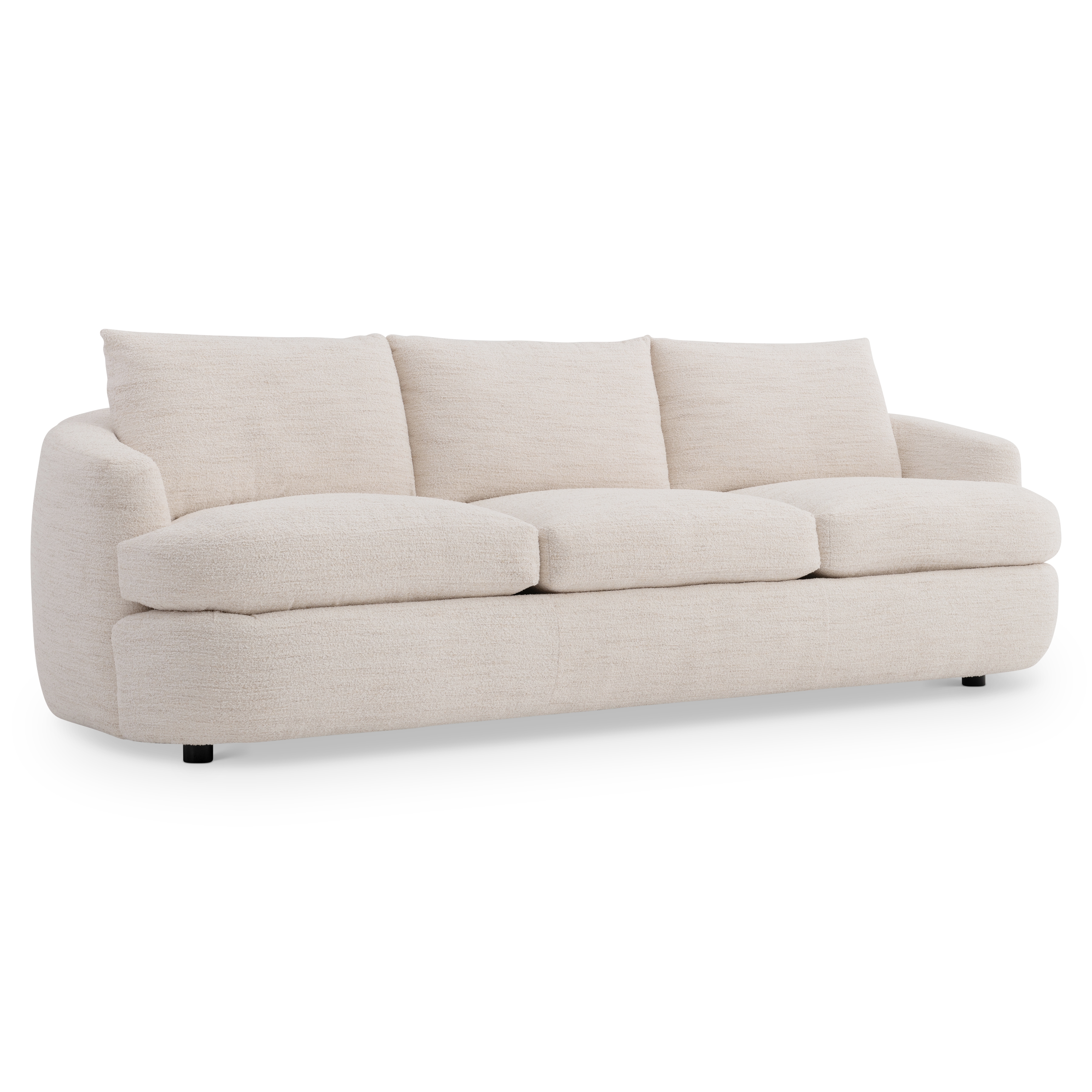Bernhardt Bernhardt Living Shelter-Arm Fabric Sofa w/Throw Pillows