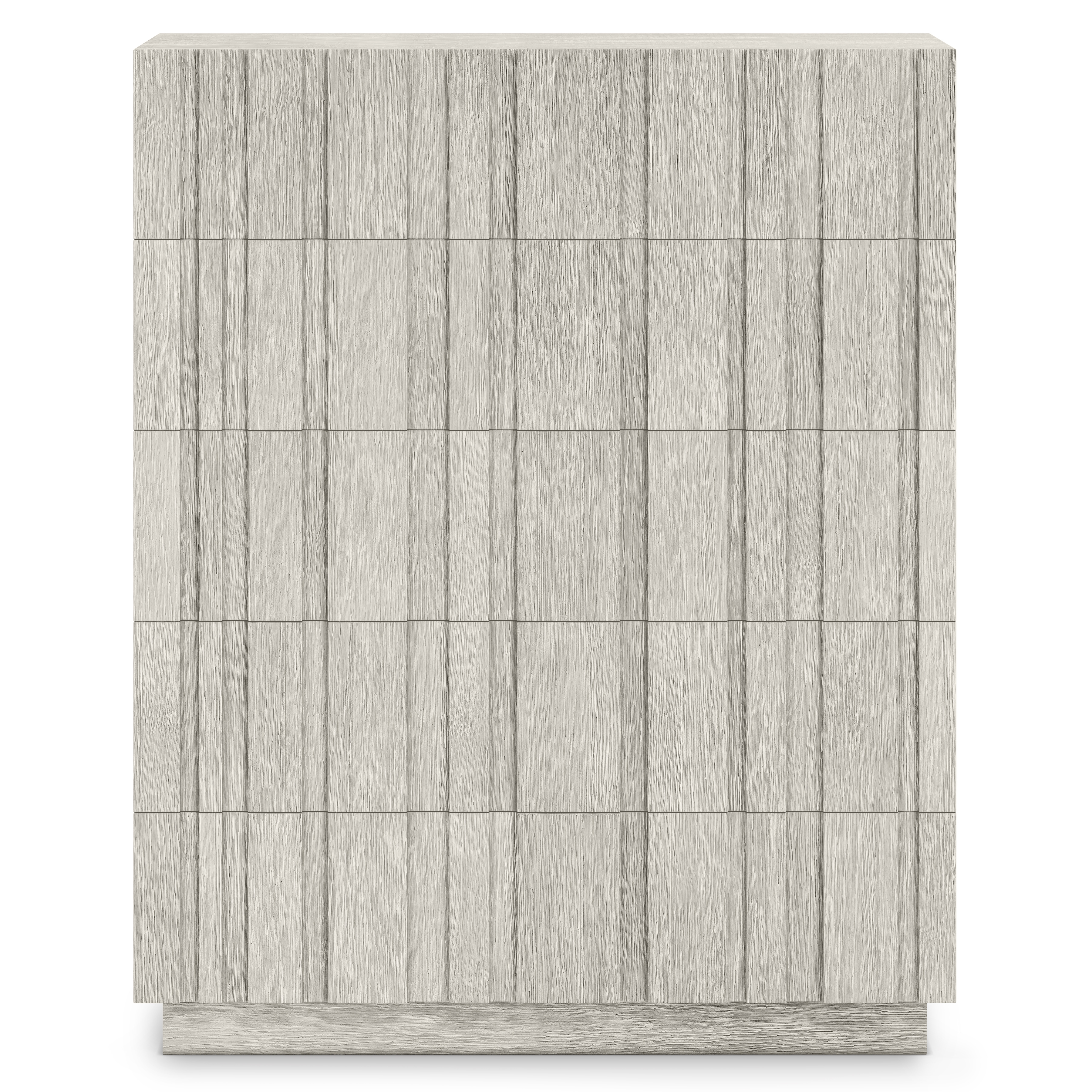 Tall 5-Drawer Dresser w/Plinth Base